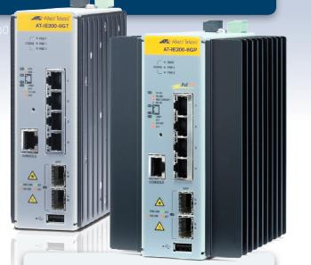 Allied Telesis AT IE200-6FP - Switch - gestito …