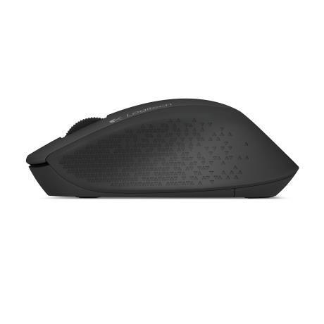 Logitech M280 - Mouse - per destrorsi - ottica - 3 pulsanti - senza fili - 2.4 GHz - ricevitore wireless USB - nero