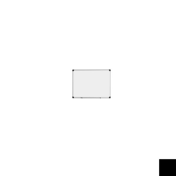 Bi-Office Maya - Lavagna bianca - montabile a parete - 900 x 600 mm - acciaio laccato - magnetica - bianco - struttura in alluminio anodizzato