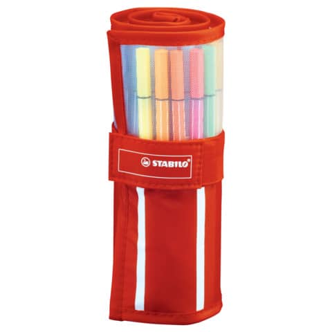 STABILO Pen 68 Just Like You Edition - Penna punta in fibra - colori assortiti - inchiostro base acqua - 1 mm - medio (pacchetto di 30)