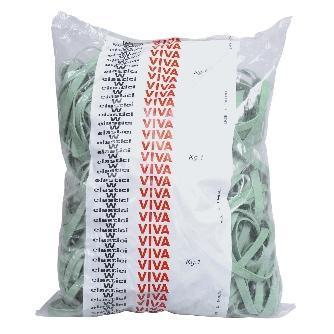 Viva - Elastici - 0.8 cm x 15 cm - 1 kg - verde
