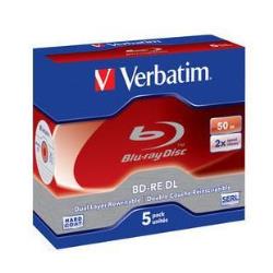 Verbatim - 5 x BD-RE DL - 50 …