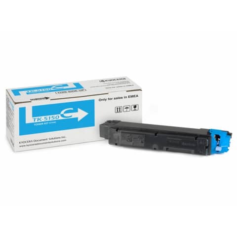 Kyocera TK 5150C - Ciano - originale - kit toner - per ECOSYS M6035cidn, M6035cidn/KL3, M6535cidn, M6535cidn/KL3, P6035cdn, P6035cdn/KL3