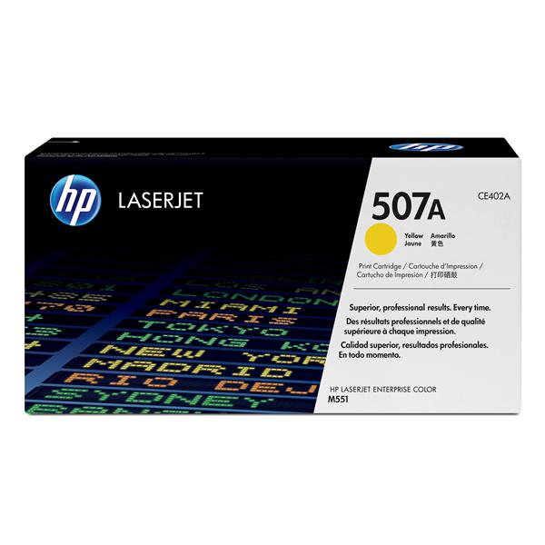 HP 507A - Giallo - originale - LaserJet - cartuccia toner (CE402A) - per Color LaserJet Enterprise MFP M575; LaserJet Pro MFP M570