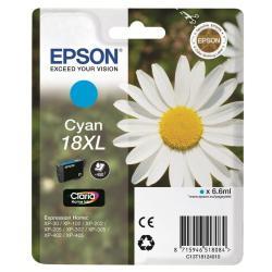 Epson 18XL - 6.6 ml - XL - ciano - originale - blister con allarme a radiofrequenza - cartuccia d'inchiostro - per Expression Home XP-212, 215, 225, 312, 315, 322, 325, 412, 415, 422, 425