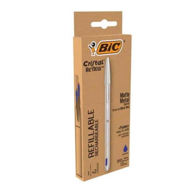 Penna sfera Cristal Re'New - con cappuccio - …