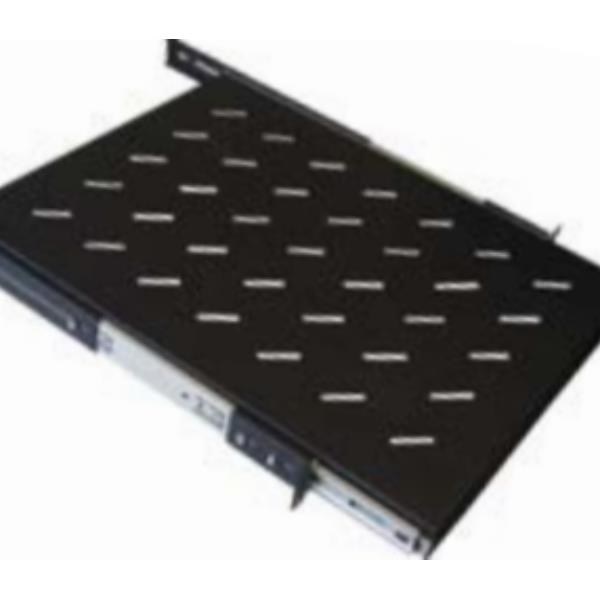WP RACK - Mensola rack - nero, RAL 9005 - 1U - 19"
