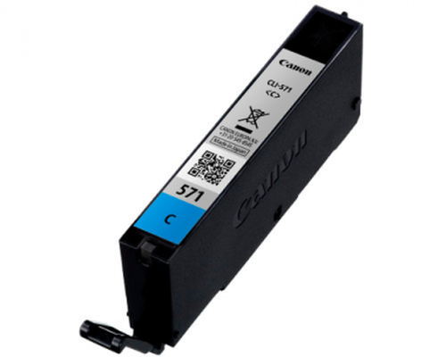 Canon CLI-571C - 7 ml - ciano - originale - serbatoio inchiostro - per PIXMA TS5051, TS5053, TS5055, TS6050, TS6051, TS6052, TS8051, TS8052, TS9050, TS9055