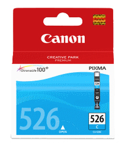 Canon CLI-526C - 9 ml - ciano - originale - serbatoio inchiostro - per PIXMA iP4950, iX6550, MG5250, MG5350, MG6150, MG6250, MG8150, MG8250, MX715, MX885, MX895