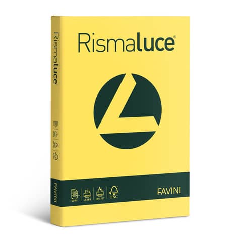 FAVINI HOME-OFFICE PROFESSIONAL RISMALUCE - Giallo sole - A3 (297 x 420 mm) - 90 g/m² - 300 fogli carta comune