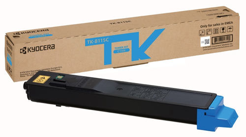 Kyocera TK 8115C - Ciano - originale - cartuccia toner - per ECOSYS M8124cidn, M8124cidn/KL3, M8130cidn, M8130cidn/KL2, M8130cidn/KL3