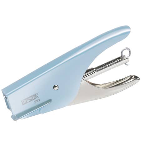 Rapid Retro S51 - Graffatrice - 15 fogli - 21/4 - acciaio, metallo - fondant blue