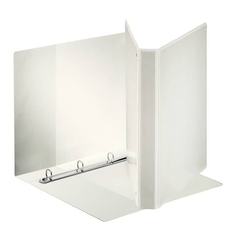 Esselte - Raccoglitore ad anelli - larghezza dorsale 38 mm - per 220 x 300 mm, A4 Maxi - capacità 230 fogli - bianco