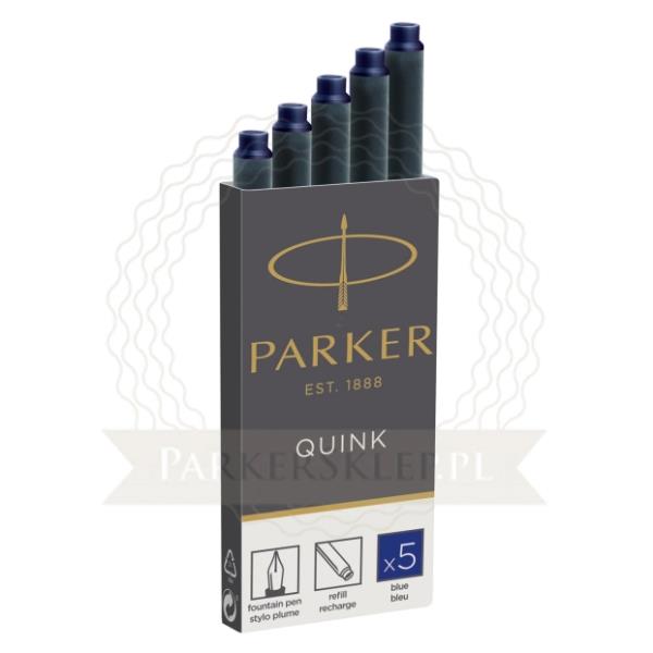 Parker - Cartuccia inchiostro - non permanente - blu (pacchetto di 5)