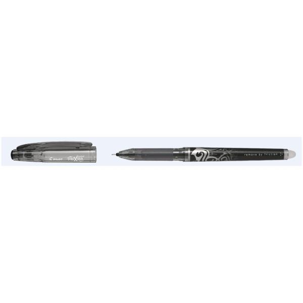 Pilot FriXion Point - Penna a sfera - nero - inchiostro in gel sensibile al calore - 0.5 mm - extra fine - con gomma
