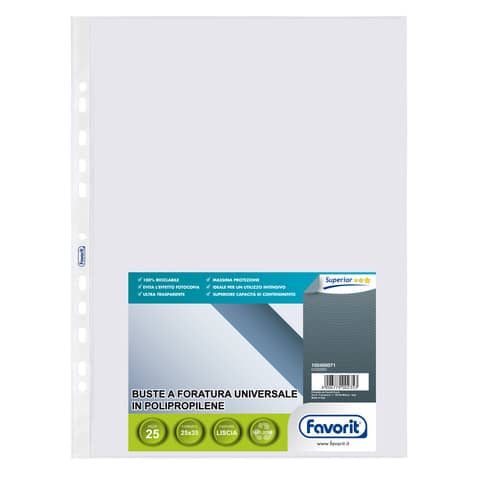 Favorit SUPERIOR - Busta trasparente - per 250 …