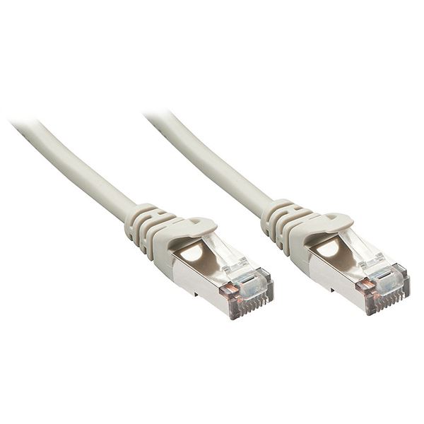 Lindy - Cavo patch - RJ-45 (M) a RJ-45 (M) - 10 m - STP - CAT 6 - antiaggrovigliamento - grigio