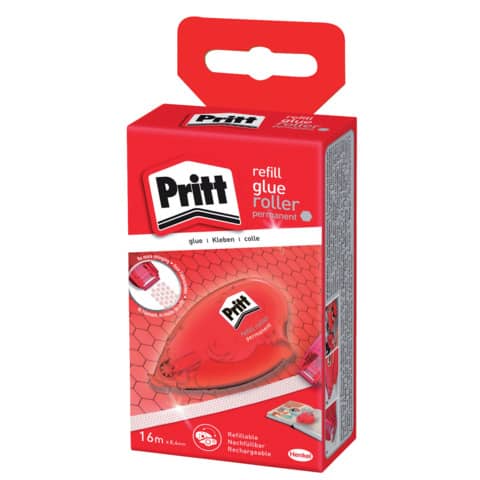 Pritt - Roller di colla - 8.4 mm x 16 m - permanente