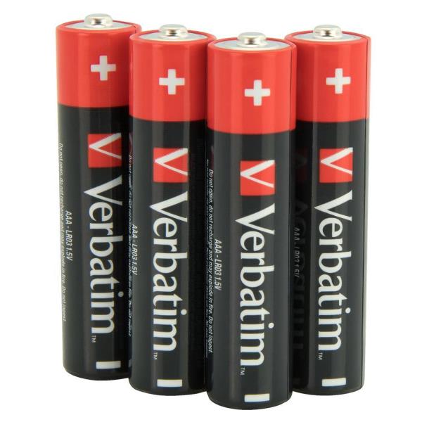 Verbatim - Batteria 4 x AAA - Alcalina