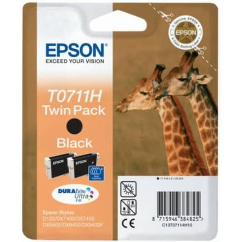 Epson T0711 Twin Pack - Confezione da 2 …