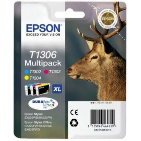 Epson T1306 Multipack - Confezione da 3 - …