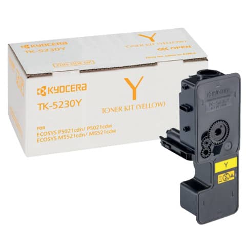 Kyocera TK 5230Y - Giallo - originale - cartuccia toner - per ECOSYS M5521, P5021
