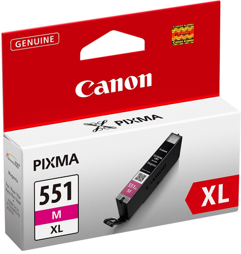 Canon CLI-551M XL - 11 ml - Alta resa - magenta - originale - serbatoio inchiostro - per PIXMA iP8750, iX6850, MG5550, MG5650, MG5655, MG6450, MG6650, MG7150, MG7550, MX725, MX925