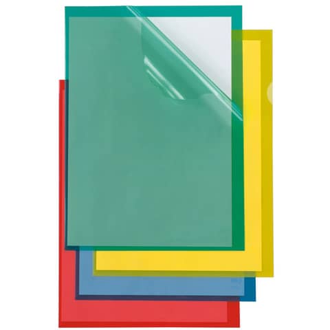 SEI POLI 150 COLOR - Cartella a L - per A4 - verde (pacchetto di 25)