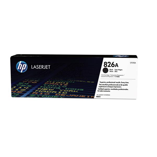 HP 826A - Nero - originale - LaserJet - cartuccia toner (CF310A) - per Color LaserJet Enterprise M855dn, M855x+, M855x+ NFC/Wireless direct, M855xh