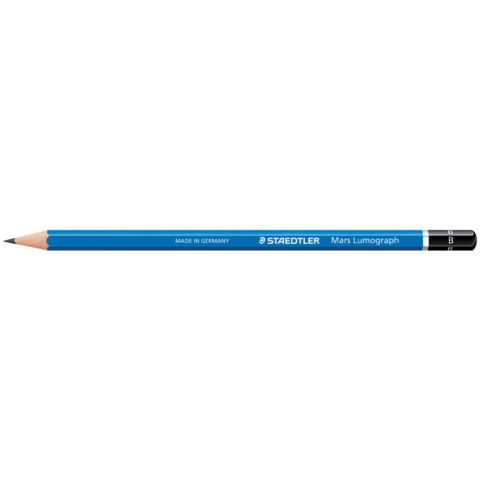 STAEDTLER Mars Lumograph - Matita - B - 2 mm (pacchetto di 12)