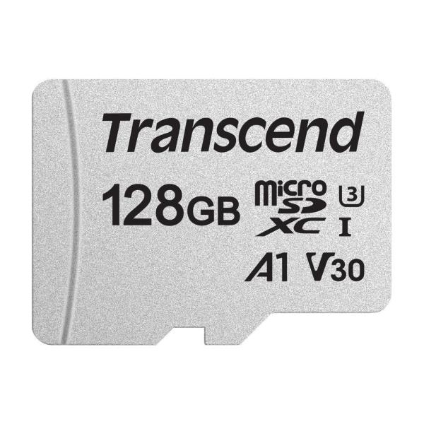 Transcend 300S - Scheda di memoria flash - 128 GB - A1 / Video Class V30 / UHS-I U3 - microSDXC