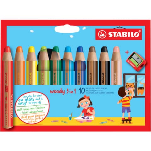 STABILO woody 3 in 1 - Pastello colorato …