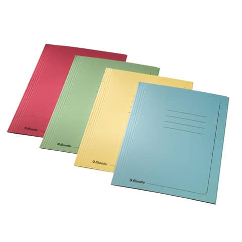 Esselte - Cartelletta a 3 lembi - espandibile - larghezza dorsale 20 mm - per A4 - verde
