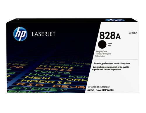 HP 828A - Nero - originale - kit tamburo - per Color LaserJet Managed Flow MFP M880; LaserJet Enterprise Flow MFP M880