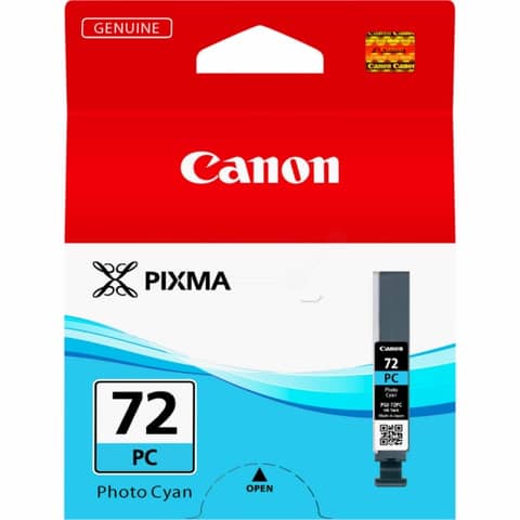 Canon PGI-72PC - 14 ml - ciano per foto - originale - serbatoio inchiostro - per PIXMA PRO-10, PRO-10S; PIXUS PRO-10
