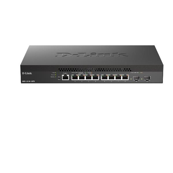 D-Link DXS 1210-10TS - Switch - gestito - 8 x 10GBase-T + 2 x 10 Gigabit SFP+ - montabile su rack