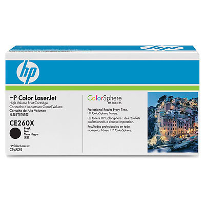 HP 649X - Alta resa - nero - originale - LaserJet - cartuccia toner (CE260X) - per Color LaserJet Enterprise CP4525dn, CP4525n, CP4525xh