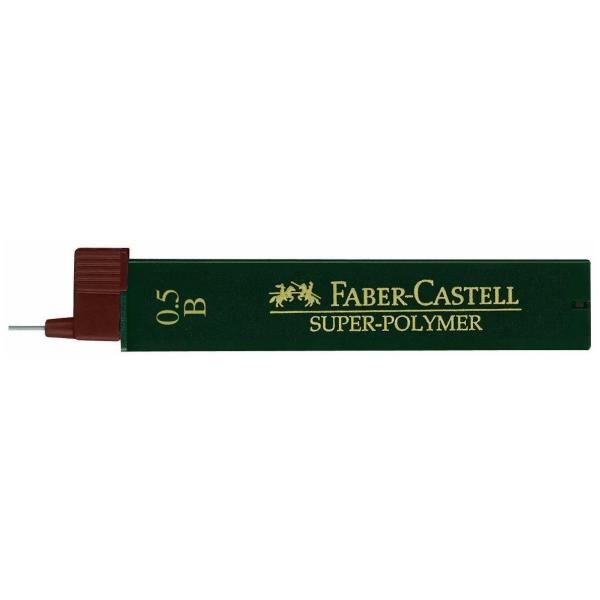 Faber-Castell Super-Polymer - Mina per matita - 2H - 0.7 mm (pacchetto di 12) - per GRIP 2011; GRIP PLUS; TK-FINE VARIO L