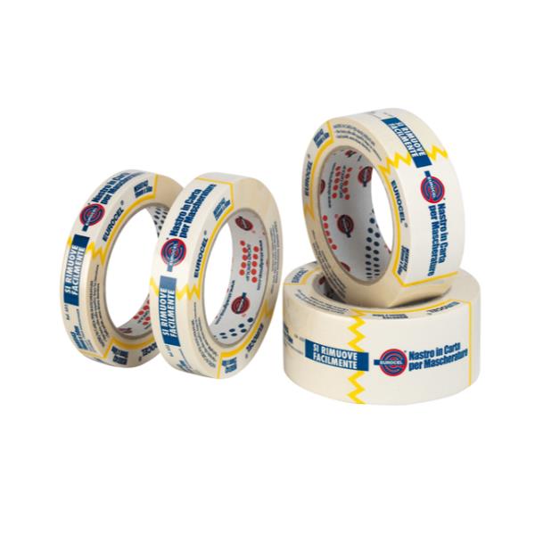 Eurocel MSK 6143 - Nastro di precisione - 19 mm x 50 m - carta saturata - bianco