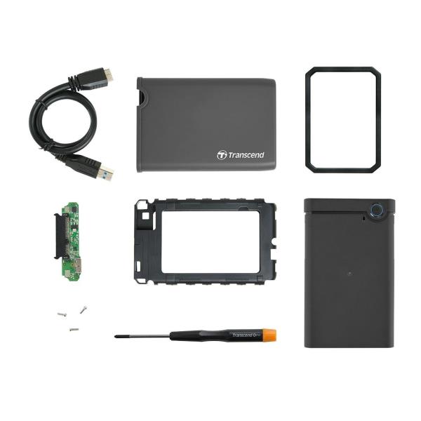 Transcend StoreJet 2.5" - Box esterno - 2.5" - SATA 6Gb/s - USB 3.0