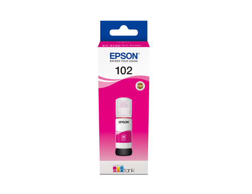 Epson 102 - 70 ml - magenta - originale - serbatoio inchiostro - per EcoTank ET-15000, 2750, 2751, 2756, 2850, 2851, 2856, 3850, 4750, 4850, 4856
