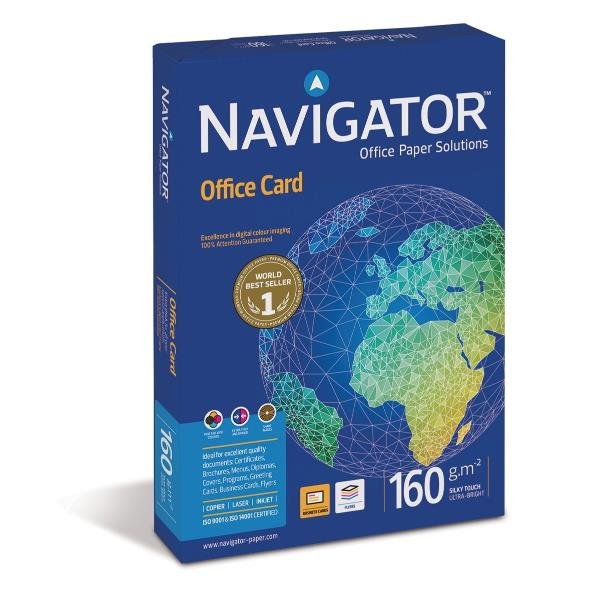 Navigator Office Card - 170 micron - bianco …