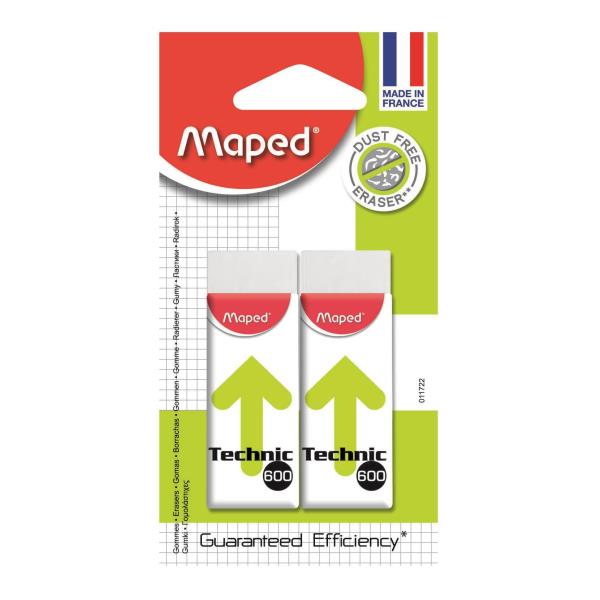 Maped Technic 600 - Gomma (pacchetto di 2)