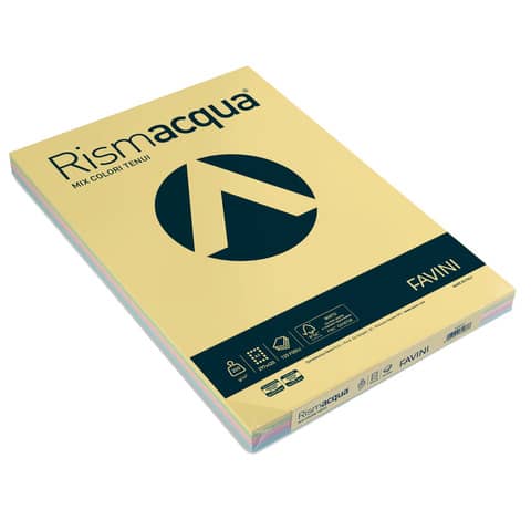 FAVINI HOME-OFFICE PROFESSIONAL Rismacqua MIX - A3 (297 x 420 mm) - 200 g/m² - 125 fogli carta comune