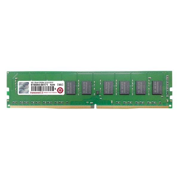 Transcend - DDR4 - modulo - 4 GB - DIMM 288-PIN - 2133 MHz / PC4-17000 - CL15 - 1.2 V - senza buffer - ECC
