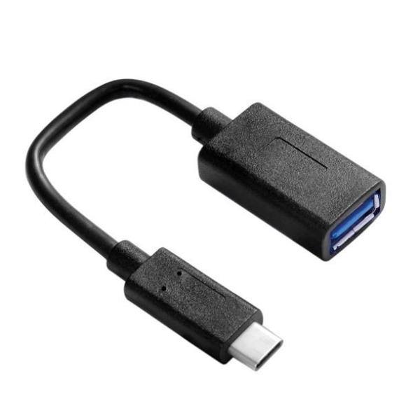 Nilox - Adattatore USB - USB Tipo A (F) a USB-C (M) - USB 3.1 - nero