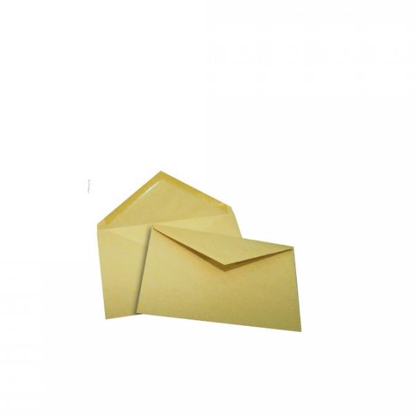 Pigna POSTALE - Busta - commerciale - 120 x 180 mm - triangolare - apertura laterale - adesiva - giallo - pacco da 25