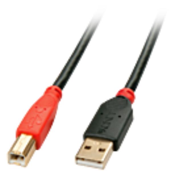 Lindy - Cavo USB - USB (M) a USB Tipo B (M) - USB 2.0 - 15 m - attivo