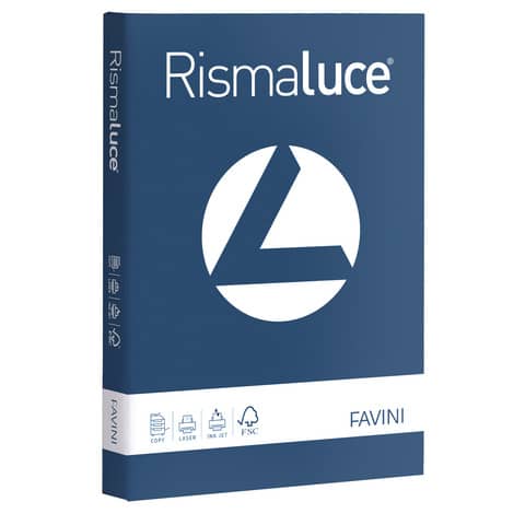 FAVINI HOME-OFFICE PROFESSIONAL RISMALUCE - Blu di prussia - A4 (210 x 297 mm) - 200 g/m² - 125 fogli carta comune