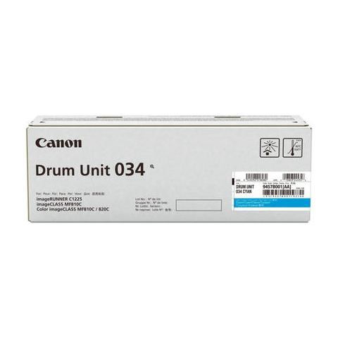 Canon 034 - Ciano - originale - kit tamburo - per ImageCLASS MF810Cdn, MF820Cdn; imageRUNNER C1225, C1225iF
